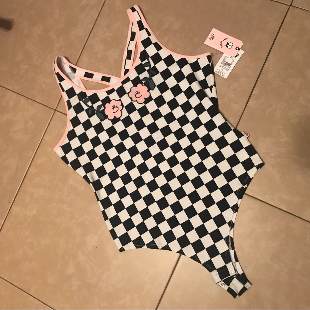 NWT Vans X Lazy Oaf Bodysuit